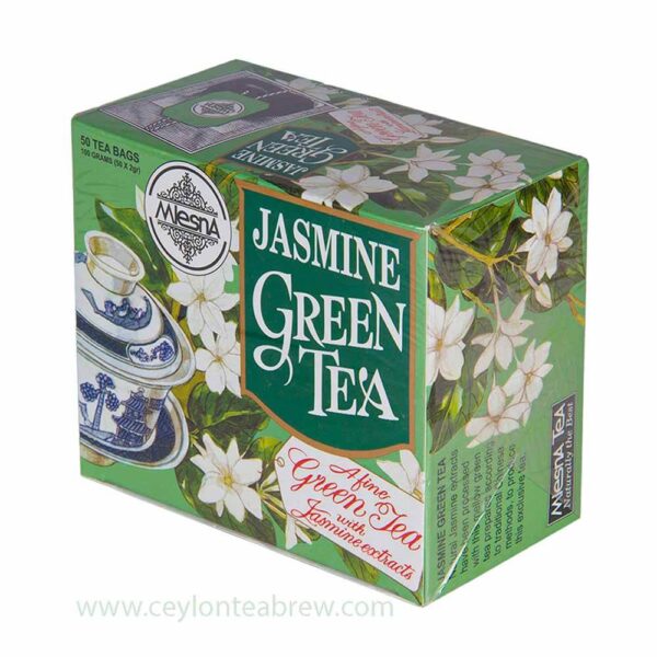 Mlesna Ceylon Jasmine green tea bags