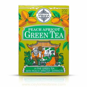 Mlesna Ceylon tea Peach apricot green tea bags