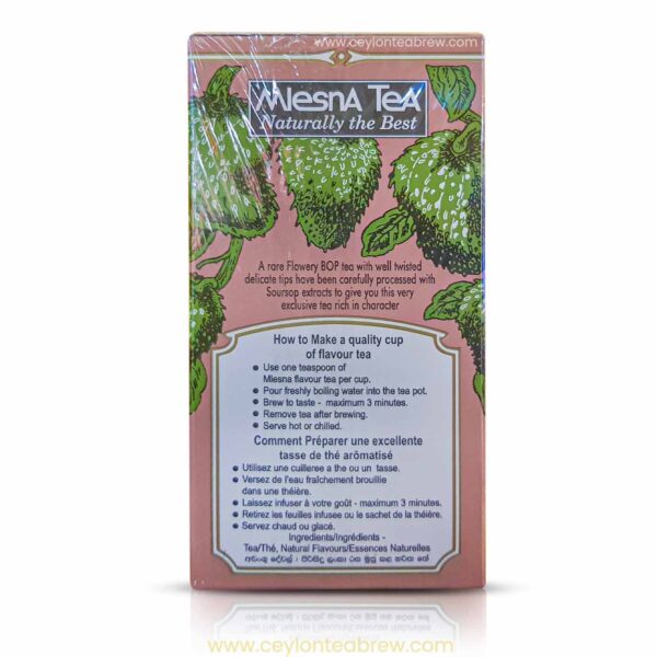 Mlesna Ceylonsoursop green tea leaf tea 100g