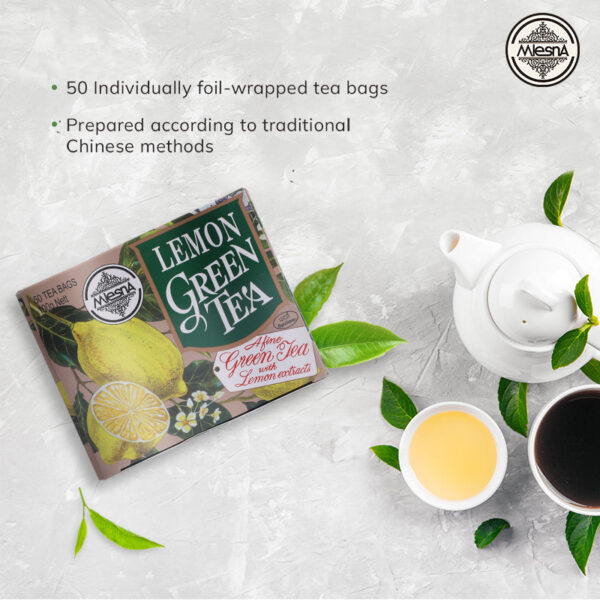 Mlesna Lemon Green tea 100g 3