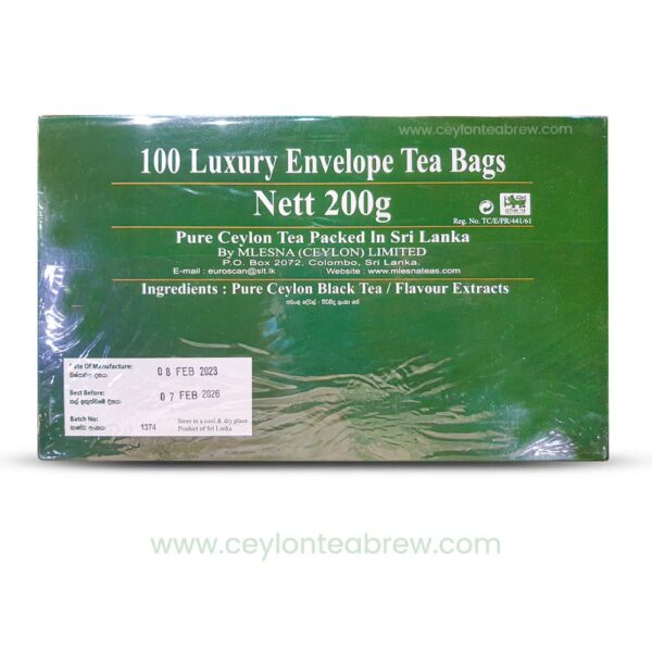 Mlesna Luxury enveloped Victorian Blend tea bags