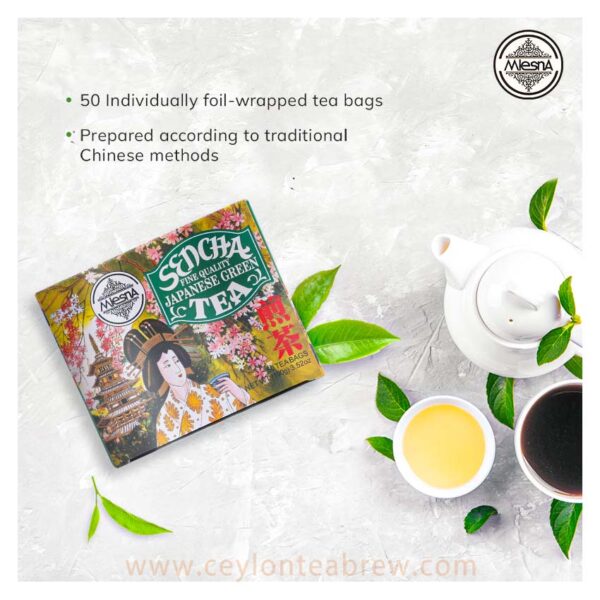 Mlesna Sencha Japanese Green Tea 50g 4