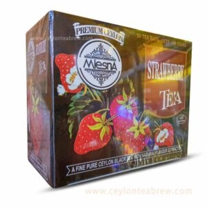 Mlesna ceylon black tea with strawberry extracts 1