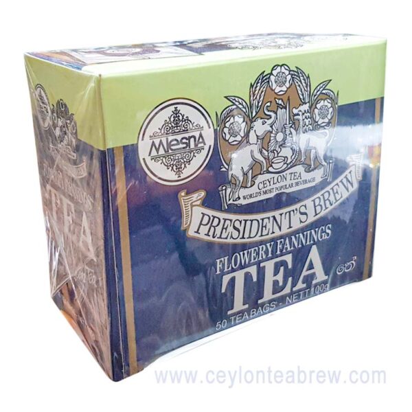 Mlesna presidents brew flowery fanning ceylon tea