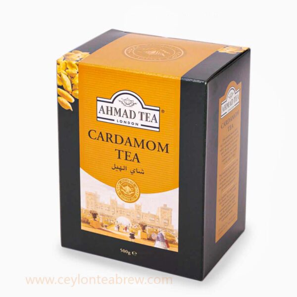 Ahmed Tea London Ceylon black leaf tea with cardamom extracts 500g