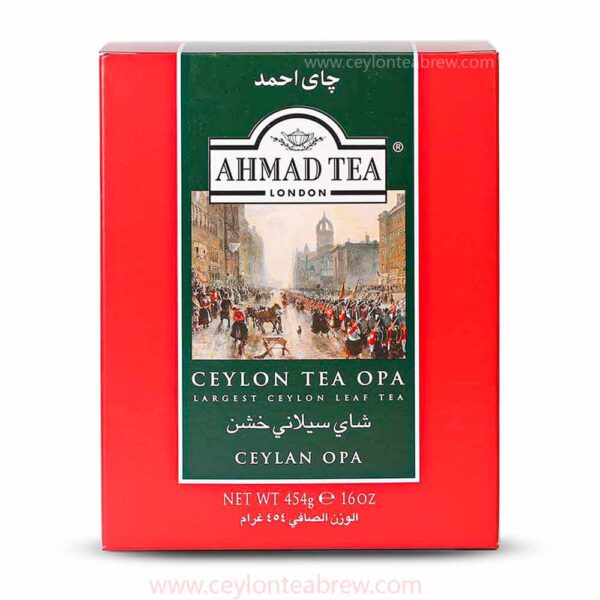 Ahmed Tea London Ceylon leaf tea black OPA