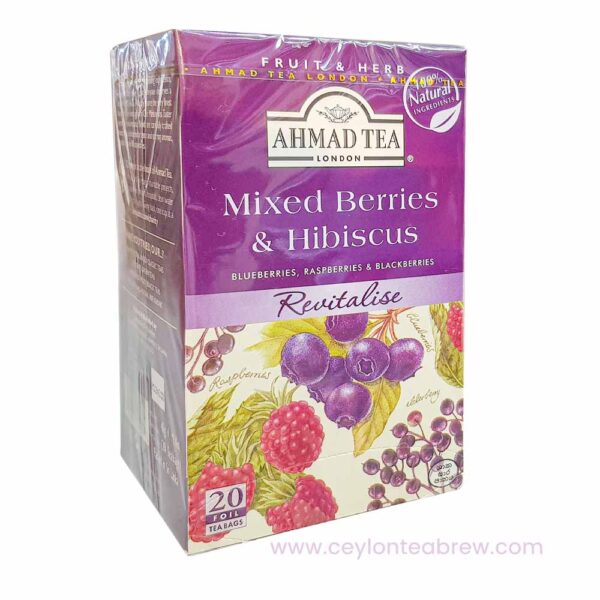 Ahmed Tea London Mixed berries and hibscus flavored tea 4