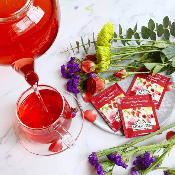 Ahmed Tea London Rosehip Hibiscus and Cherry tea