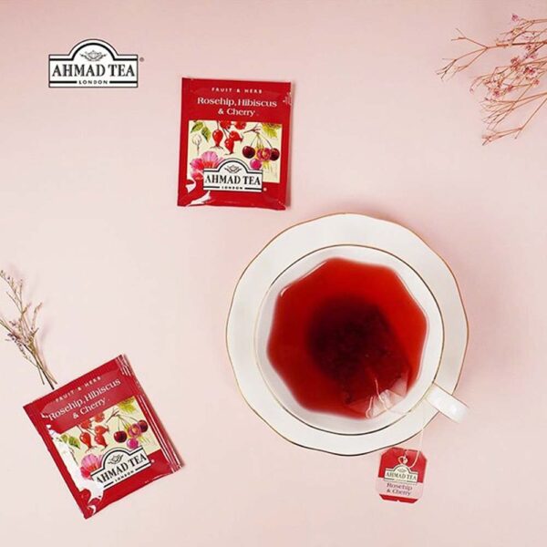 Ahmed Tea London Rosehip Hibiscus and Cherry tea party