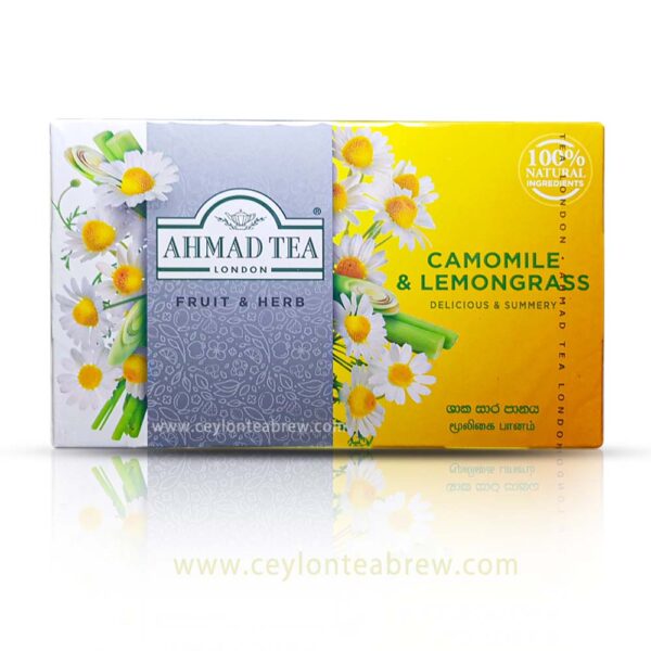 Ahmed tea London Camomile and Lemongrass tea bags 2