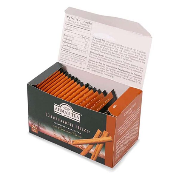 Ahmed tea London natural cinnamon tea bags