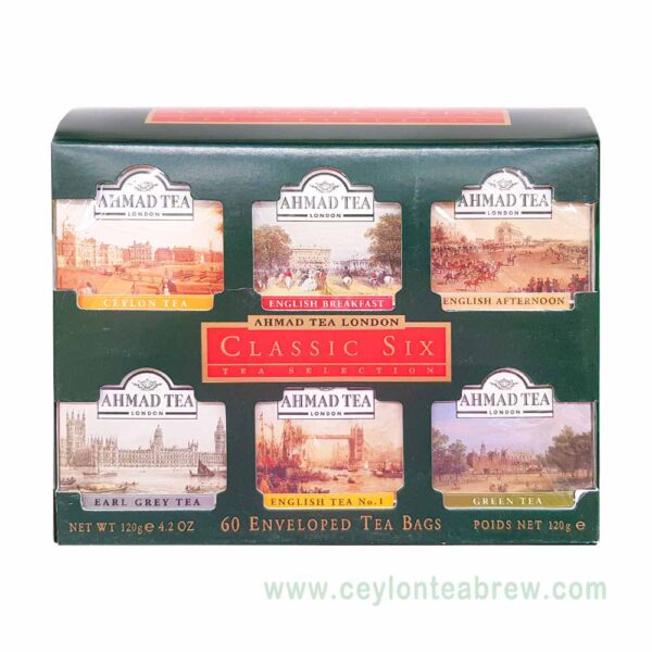 Ahmed tea london classic six flavored collection