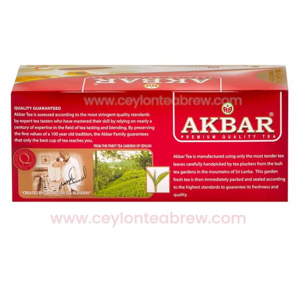 Akbar Ceylon Pure premium black tea 25 bags antioxidant tea 3