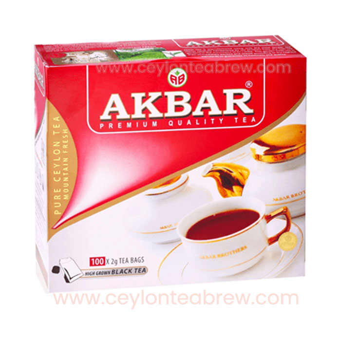 Akbar Ceylon Pure premium black tea bags antioxidant tea 4