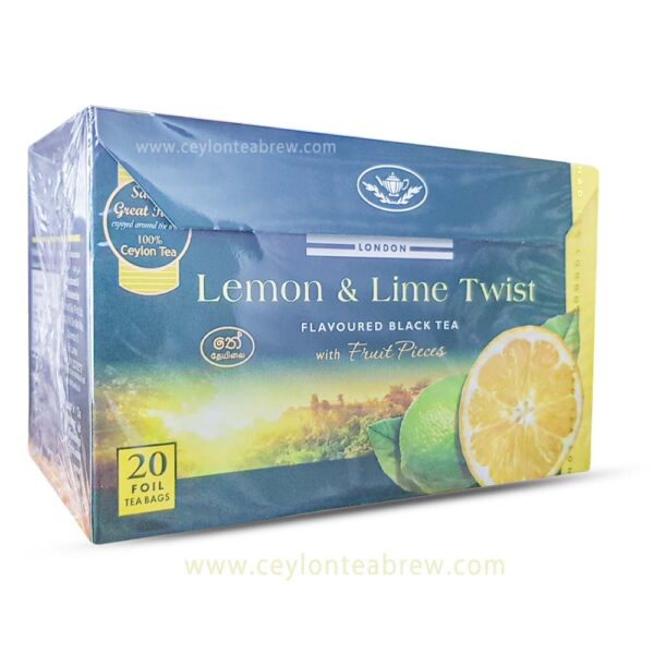 Almed tea London Lemon and Lime flavored tea