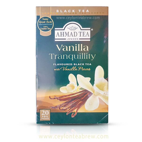 Almed tea London Vanilla tranquility flavored black tea bags 2