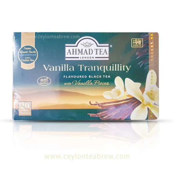 Almed tea London Vanilla tranquility flavored black tea bags 3