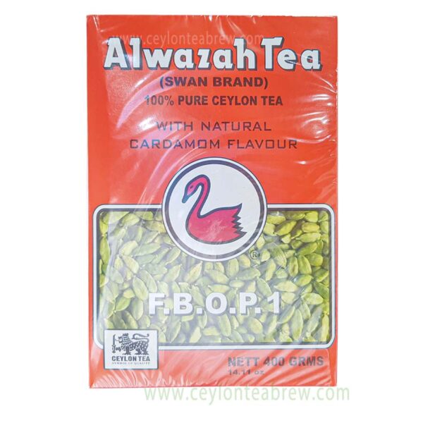 Alwazah Ceylon black tea with natural cardamom leaf tea