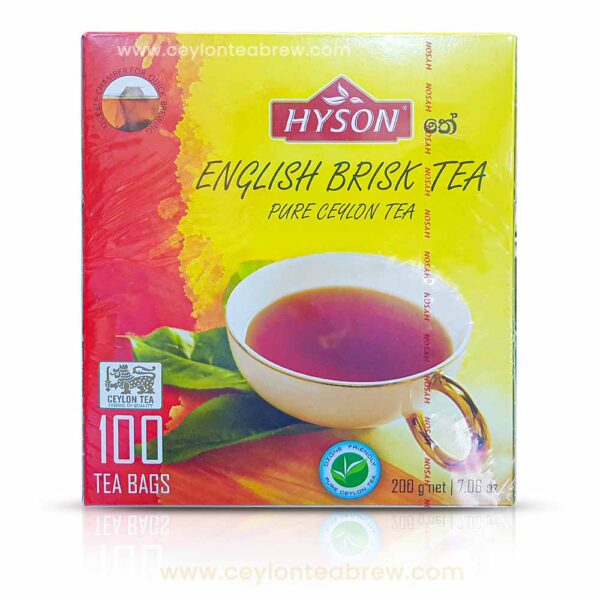 Hyson Ceylon pure black english breakfast tea bags