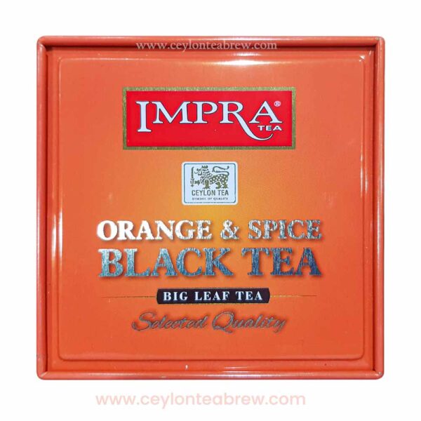 Impra Black large leaf black tea with Orange spice flavor 4