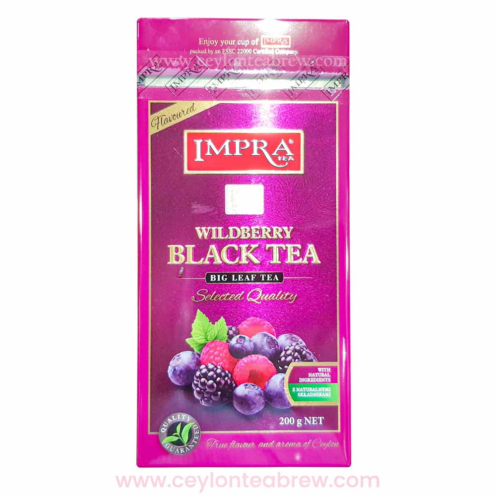 Impra Black large leaf tea with wildberry flavor 4
