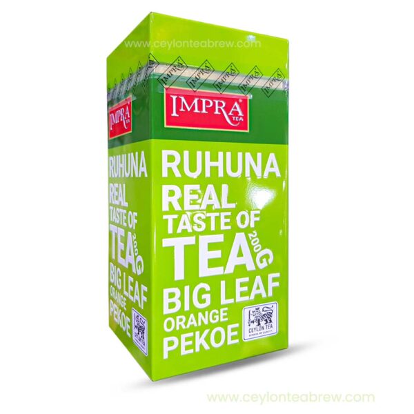 Impra Ceylon Ruhuna Big leaf orange pekoe tea 200g 2