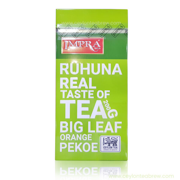 Impra Ceylon Ruhuna Big leaf orange pekoe tea 200g 3