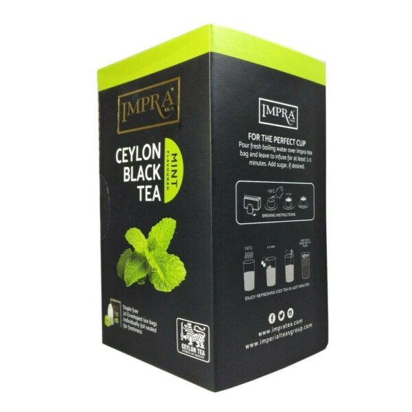 Impra Ceylon black tea with mint flavor 1