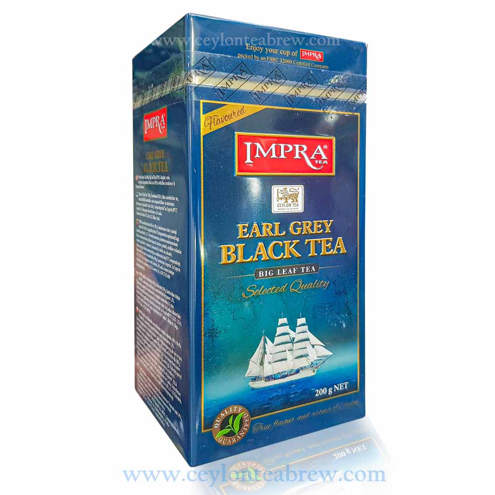 Impra Ceylon earl grey black leaf tea3