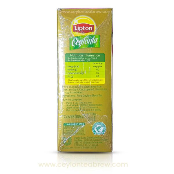 Lipton Ceylon premium black tea bags 200g 1