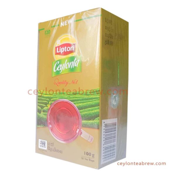 Lipton premium ceylon pure black tea bags 100g