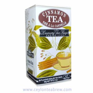 Mlesna Ceylon Black luxury tea bags with real cinnamon flavor