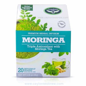 Moringa leaf tea drink