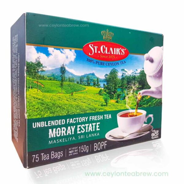 St Clairs BOPF Unblended fresh black tea 75bags from Mooray estate