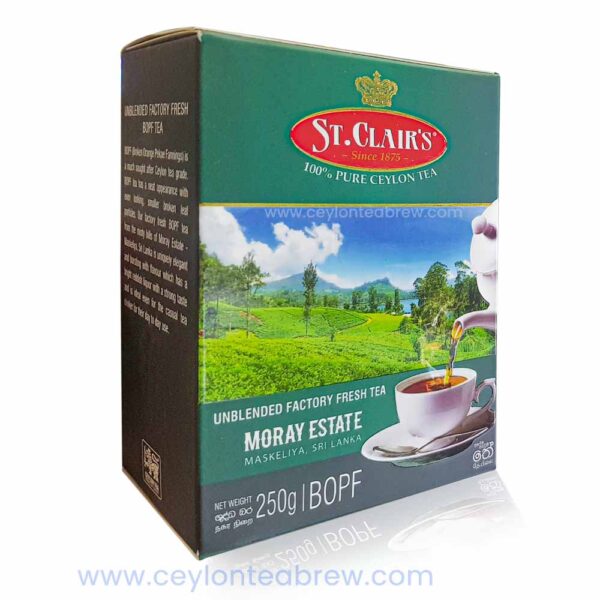 St Clairs BOPF Unblended fresh black tea bags from Mooray estate 2