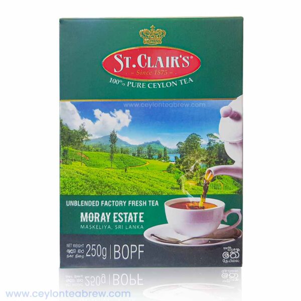 St Clairs BOPF Unblended fresh black tea bags from Mooray estate 4