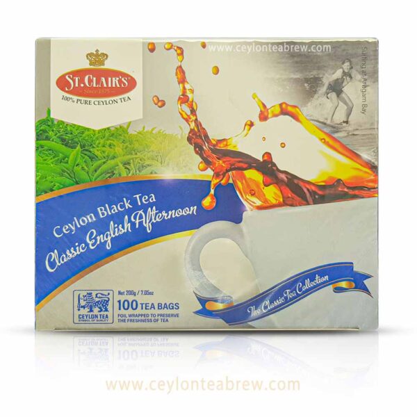 St Clairs Ceylon black tea classic English afternoon tea 100 bags 1