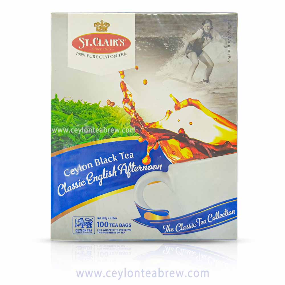 St Clairs Ceylon black tea classic English afternoon tea 100 bags 2