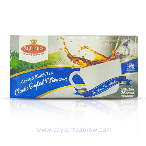 St Clairs Ceylon black tea classic English afternoon tea 25 bags