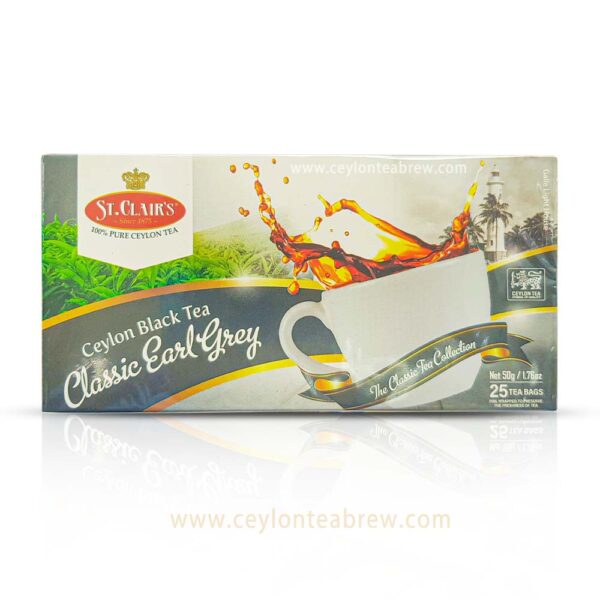 St Clairs Ceylon black tea classic earl grey tea 25 bags 1