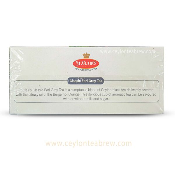 St Clairs Ceylon black tea classic earl grey tea bags 100 4