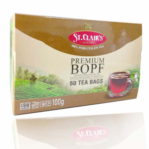 St clairs pure ceylon black tea bags 50g