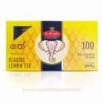 St. Clair's Ceylon Classic lemon flavored 100 tea bags packet