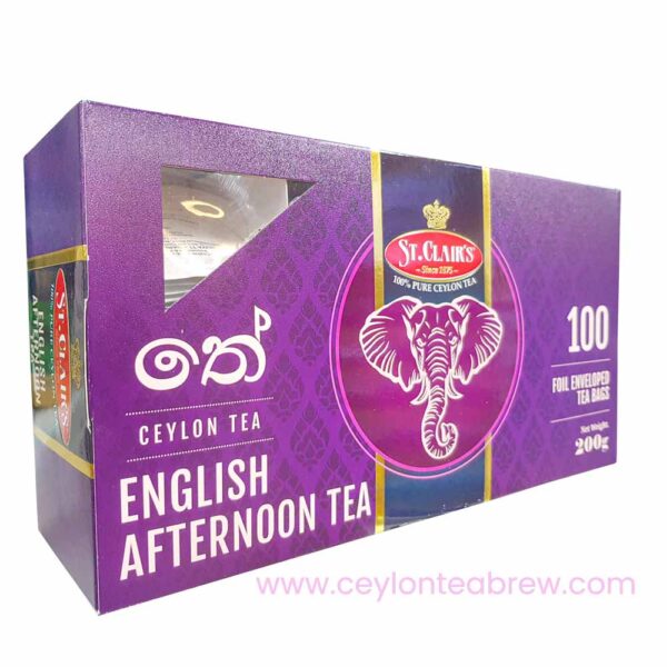 St. Clairs Ceylon English afternoon tea bags gift pack