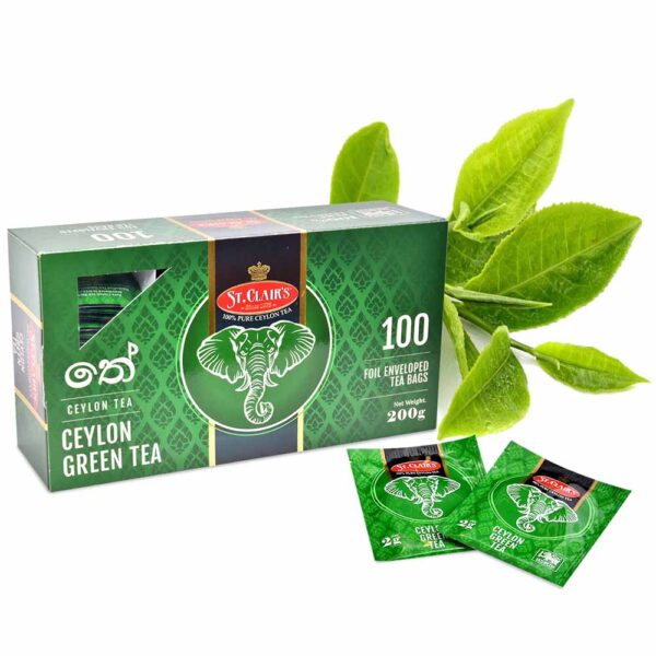 St. Clairs Ceylon Green Tea bags