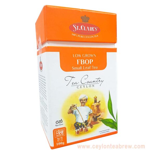 St. Clairs Ceylon Low grown FBOP small leaf tea 100g