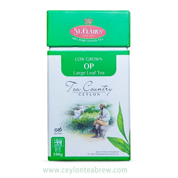 St. Clair's Ceylon Low grown OP Large leaf tea 100g