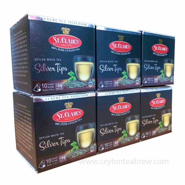 St. Clairs Silver tips white rare tea bags