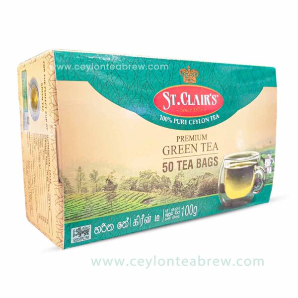 St. clairs ceylon pure premium green tea 50 bags 1