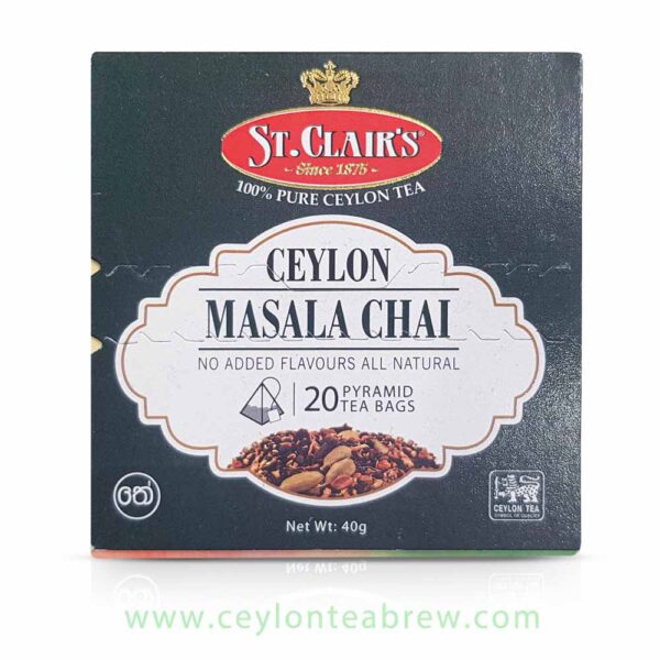 St.Clair's Masala Chai Ceylon tea bags 40g